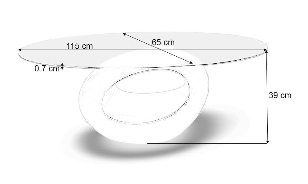 Table basse Symbiose vue 6